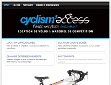 Tablet Screenshot of cyclismaccess.com